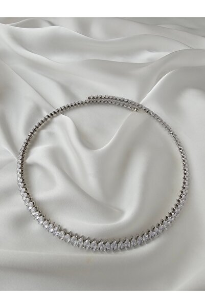 Zivazer Store قلادة نسائية من الفولاذ السميك غير القابل للتلطيخ وقابلة للتعديل