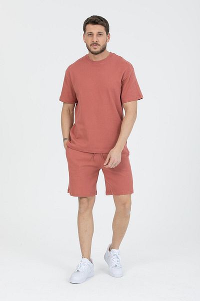 Store 100% Cotton Summer Men's Suit |   T-Shirt and Shorts |   Modern Cut
