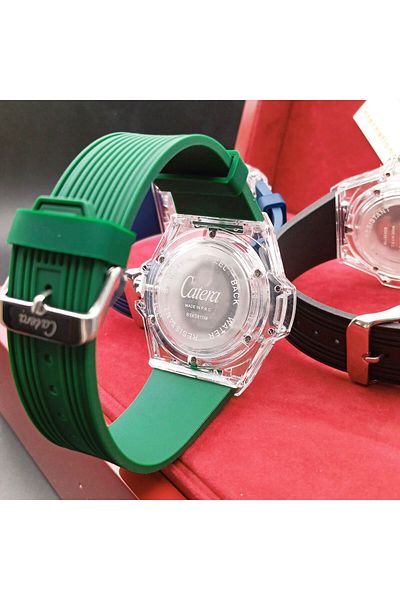 catera Men's watch, olive green