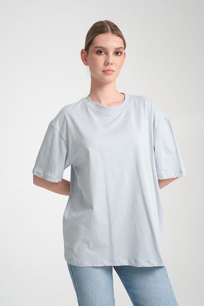 Store 100% Cotton, Crew Neck, Oversize, Short Sleeve Basic T-Shirt