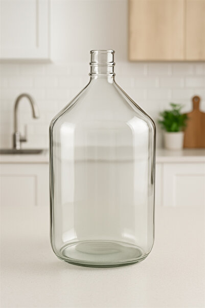 Albergio 15 Litre Şişecam Cam Damacana Kapaklı Sebile Uyumlu Kırılmaya Dayanı...