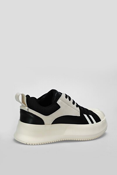 Lufian 112230200 Pıers Sneaker Erkek Deri Ayakkabı SİYAH