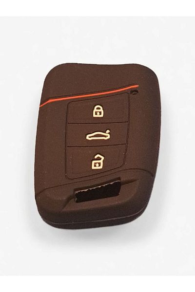 Natural Passat B8 Black Silicone Keychain Container - WW