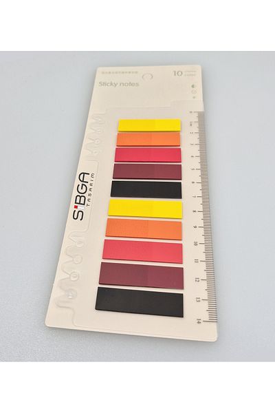 sibga tasarım Transparent Colored Postit Post-it Post It.Bookmark Bookmark Postit Sticker Note Paper 200 Sheets