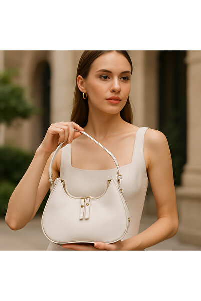 ZİVORA حقيبة كتف نسائية من الجلد اللامع - موديل تشيري باج