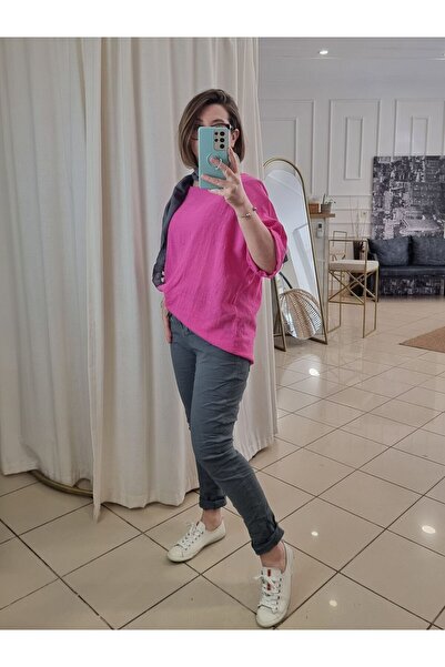 pudubutik Italian Lycra Anthracite Trousers