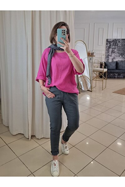 pudubutik Italian Lycra Anthracite Trousers