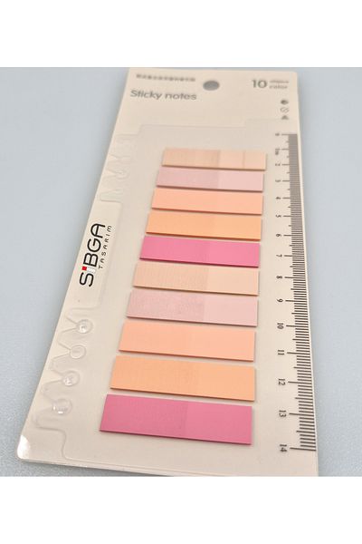 sibga tasarım Transparent Colored Postit Post-it Post It.Bookmark Bookmark Postit Sticker Note Paper 200 Sheets