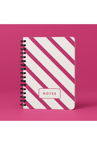 Bambus Home 17*24 Spiral Grained School Notebook 80 Sheets 1 Piece-Lined