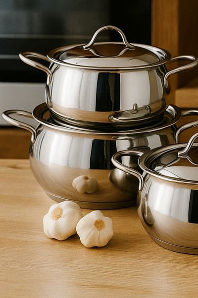 gülsan Lara Inox 8 Piece Set