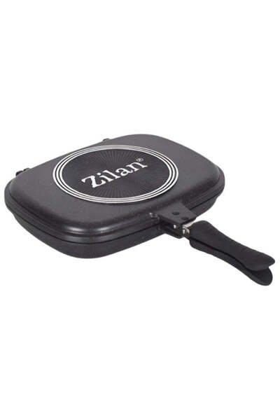 Zilan Zilan Double Frying Pan - 30 cm, Cast Aluminum, Marble, Silicone Gasket - ZLN9522