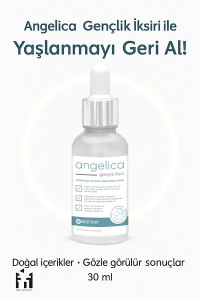 BESTTEM Angelica Premium Skin Serum: Anti-Wrinkle and Anti-Aging Miraculous Youth Elixir (30ml)