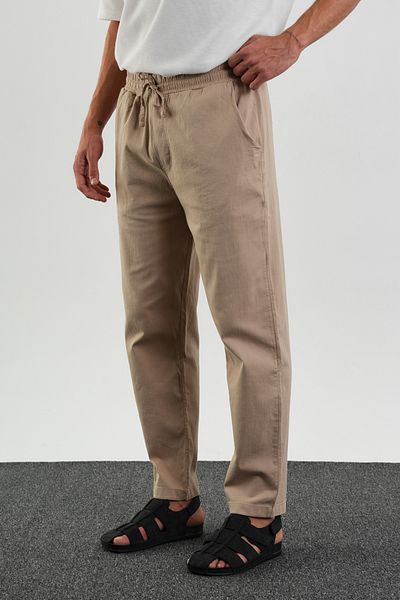 Redline Ανδρικό βαμβακερό παντελόνι Karalyan Comfort Fit Casual Cut