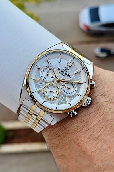 Daniel Klein Sarı Silver Renk 24 Ay Garantili Fonksiyonları Aktif Erkek Kol S...