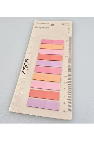 sibga tasarım Transparent Colored Postit Post-it Post It.Bookmark Bookmark Postit Sticker Note Paper 200 Sheets