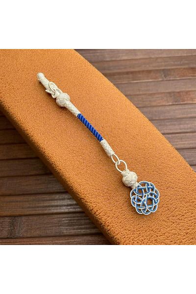 dergah tesbih Silver Braided Whip