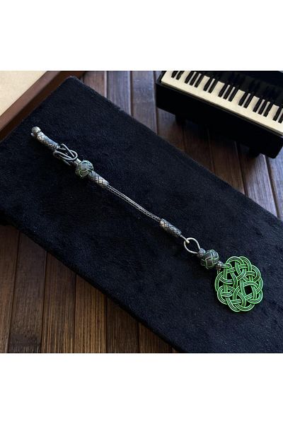 dergah tesbih Silver Braided Whip