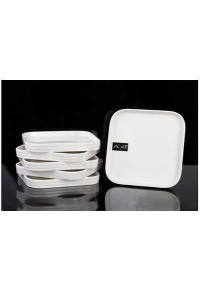 ACAR Ysf10342 Porcelain Dinner Plate 23.5cm 6 Pieces