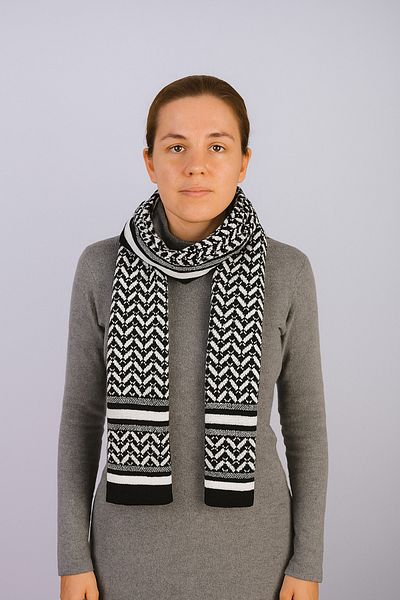 Sebir Moda Ethnic Patterned Knitwear Scarf