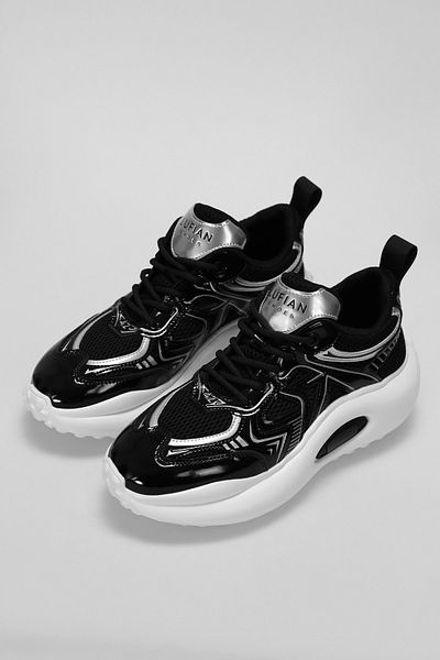 Lufian 112230201 Alfred Sneaker Men's Leather Shoes Black