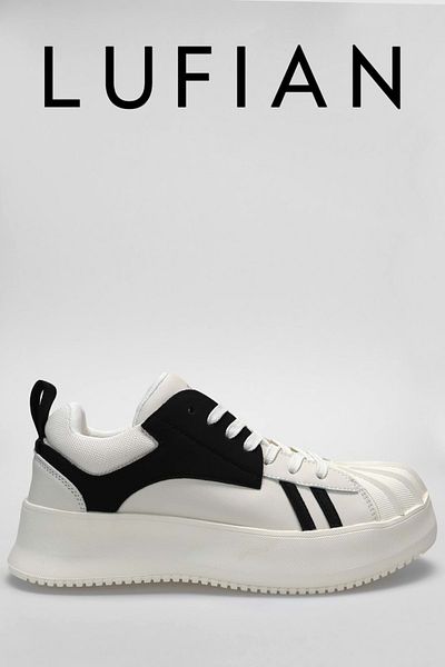 Lufian 112230200 Pıers Sneaker Men's Leather Shoes White