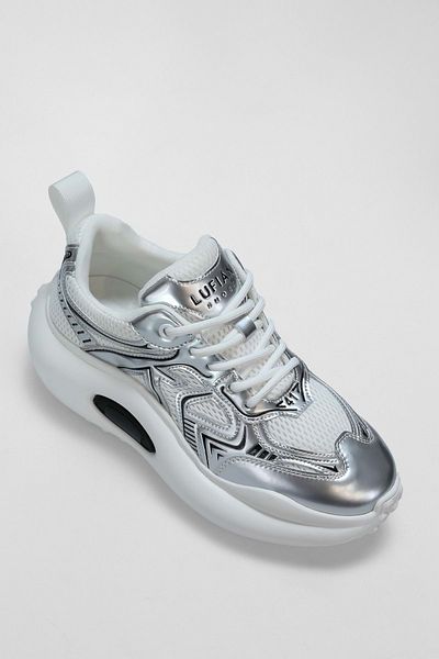Lufian 112230201 Alfred Sneaker Ανδρικά Δερμάτινα Παπούτσια Λευκά