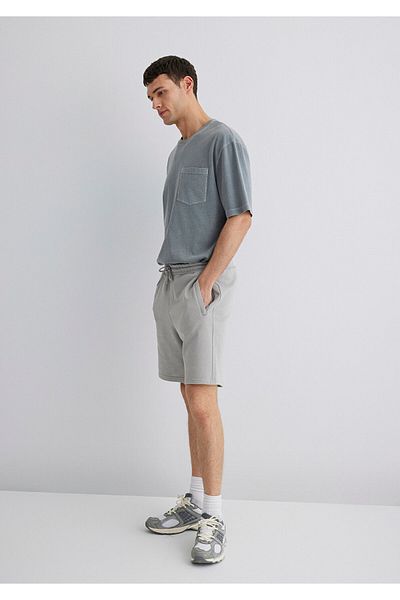 Mavi 0410165-80615 Model Gray Shorts