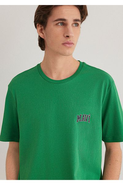 Mavi Logo Printed Green T-Shirt Regular Fit / Regular Fit0611714-71696