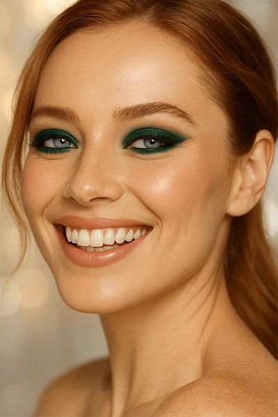 Alix Avien Long-Lasting Waterproof Non-Flocking Green Eye Liner - Extreme Emerald Green