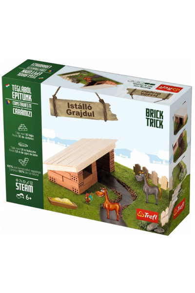 Trefl Set de construcție - Brick Trick - Grajdul