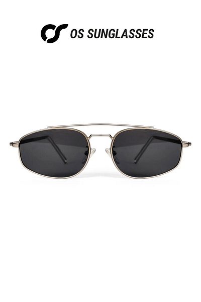 OS Sunglasses Ochelari de soare Detroit negri pentru bărbați și femei