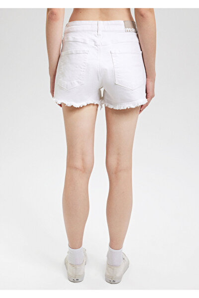 Mavi Rosie Real Blue Beyaz Jean Şort 1447481358