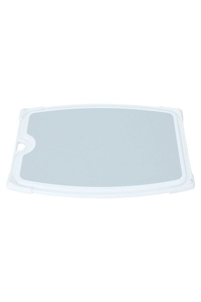 Alsaif Gallery Al Saif Gallery Plastic Rectangular Cutting Board, 42x32x1.3 cm - Gray