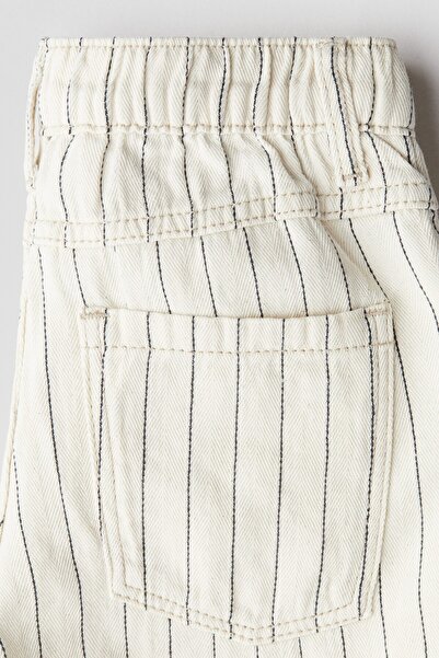 H&M Kot Şort Loose Fit