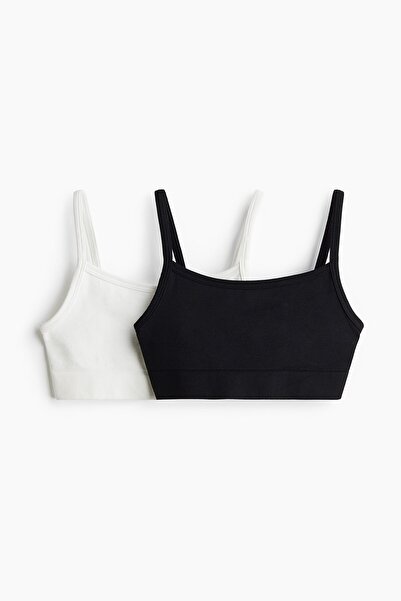 H&M 2'li Dikişsiz Spor Üstü DryMove™