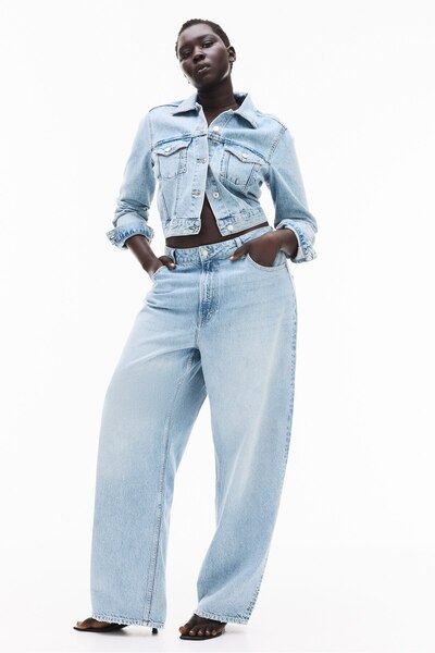 H&M Curvy Fit Baggy High Jeans