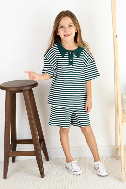 MiaBaby Set de costum cu dungi duble