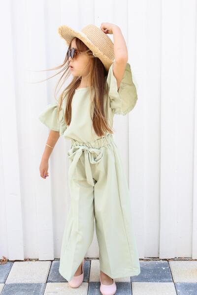 MiaBaby Σετ κοστούμι δύο τεμαχίων με μανίκια κορεατικού στυλ