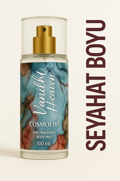 Cosmolive Vücut Spreyi Body Mist | Amber Romance | Vanilla Heaven | Seyahat Boy | Nemlendirici