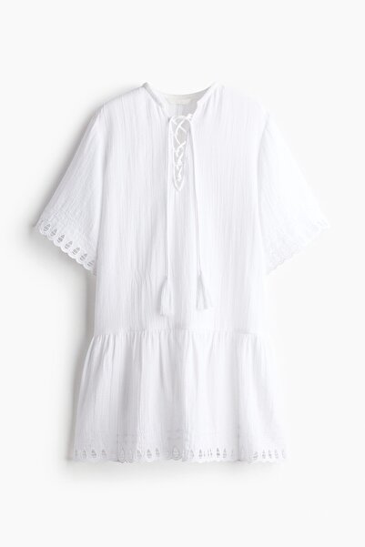 H&M Pamuklu Tunik Elbise