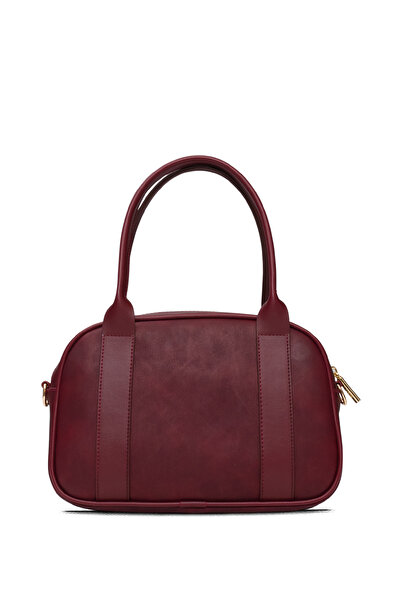 U.S. Polo Assn. حقيبة ماسنجر نسائية باللون الأحمر الداكن Us25629