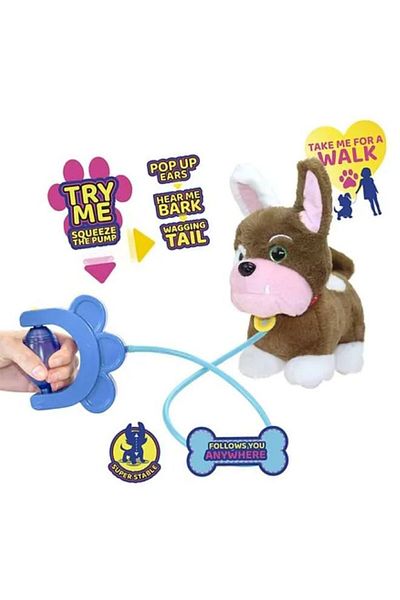 Eolo Sprint Bulldog, Wags Tail, Raises Ears, 3 Sounds, 18 Months+ - 20 cm