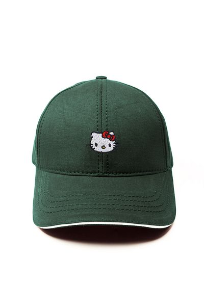 T-FUNNY Hello Kitty - Design de pălărie brodată cu inimă