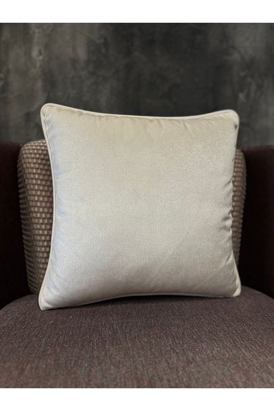 Fabricland Εισαγόμενη Μεταξωτή Βελούδινη Κρέμα Χρώμα ΜΑΞΙΛΑΡΟΚΑΛΥΜΜΑ 43x43cm