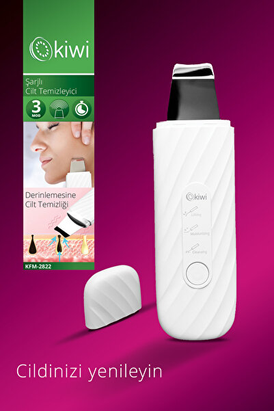 Kiwi Kfm-2822 Şarjlı Temizleme, Nemlendirme ve Gerdirme Etkili Cilt Temizleyici