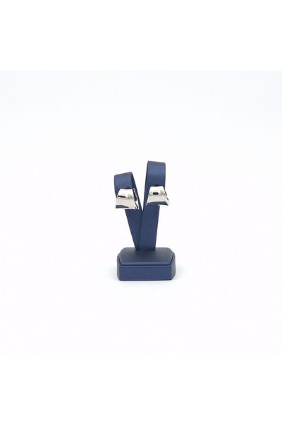 Janset Tunnel Model Steel Hoop Earrings - 316l Surgical Steel Earrings