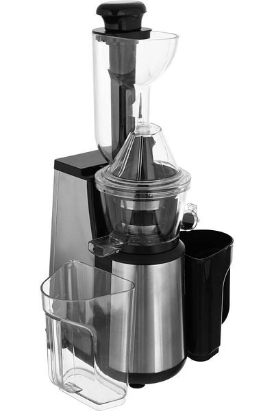 Edison Steel Fruit Juicer 1L Black 400W