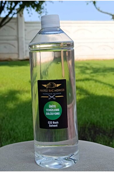 hairmakeryaşar Protez Saç Temizleyici Solvent Protez Saç Solventi C22 Yağ Bazlı Bant Sökücü 1 Litre