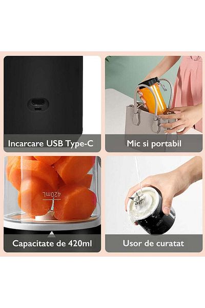 GRUNLUFT Mini Electric Blender, Grunluft Easy Mix