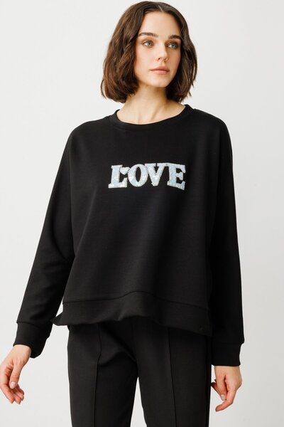 ON Μακρυμάνικη μπλούζα με λέξη Love